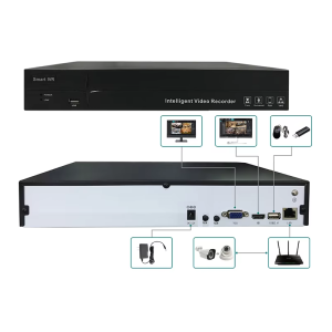 16 Channel  4k 8mp metal big size body nvr two way audio (vmycam)